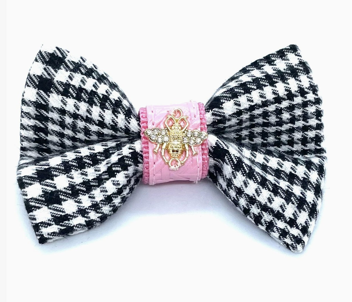 Luxury Bow Tie in Black & White, Umka Papillon