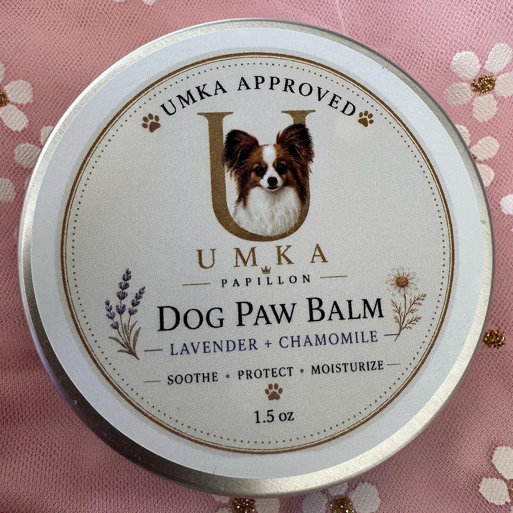 Umka Dog Paw Balm tin, Lavender and Chamomile, 1.5 oz